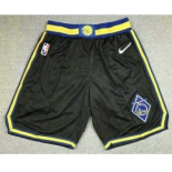 Men's Golden State Warriors Black 2022 Nike City Edition Stitched Swingman Shorts