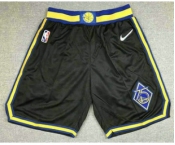 Men's Golden State Warriors Black 2022 Nike City Edition Stitched Swingman Shorts