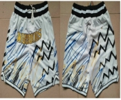 Men's Golden State Warriors White Lightning Just Don Swingman Shorts