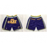 Jazz Purple Just Don Mesh Shorts