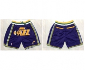 Jazz Purple Just Don Mesh Shorts