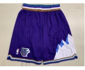 Jazz Purple Nike Swingman Mesh Shorts