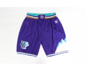 Men's Utah Jazz Purple Throwback short