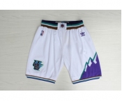 Men's Utah Jazz White Throwback short