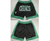 Men's Boston Celtics Black Shorts (Run Small)