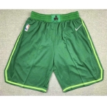 Men's Boston Celtics Green Nike Swingman 2021 Earned Edition Stitched Shorts