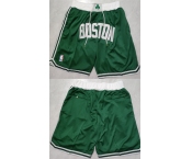 Men's Boston Celtics Green Shorts (Run Small)