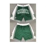 Men's Boston Celtics Green Shorts