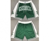 Men's Boston Celtics Green Shorts