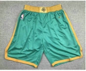 Men's Boston Celtics NEW Green Nike 2020 Swingman Stitched NBA Shorts