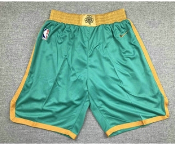 Men's Boston Celtics NEW Green Nike 2020 Swingman Stitched NBA Shorts