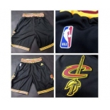 Men's Cleveland Cavaliers 2016 New Black Shorts