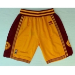 Men's Cleveland Cavaliers Yellow Throwback Short