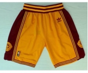 Men's Cleveland Cavaliers Yellow Throwback Short