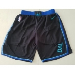 Men Nike Dallas Mavericks Black NBA Swingman City Edition Shorts