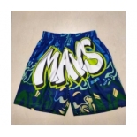 Men's Dallas Mavericks Green Mitchell&mness Shorts