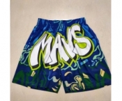 Men's Dallas Mavericks Green Mitchell&mness Shorts