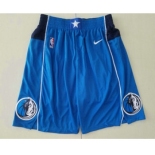 Men's Dallas Mavericks New Light Blue 2019 NBA Swingman Stitched NBA Shorts