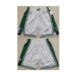 Men's Dallas Mavericks White 75th Anniversary Shorts (Run Small)