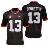 NCAA University Georgia #13 Stetson Bennett IV Black Football Jersey