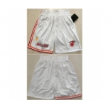 Men Miami Heat White Shorts Run Small