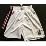 Men's Miami Heat 2015-16 Retro White Short