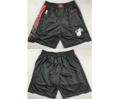 Men's Miami Heat Black Shorts (Run Small)