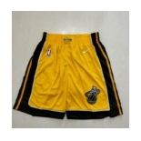 Men's Miami Heat Yellow Award Shorts