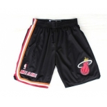 Miami Heat Black Throwback Short