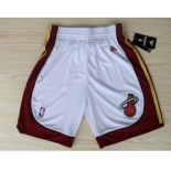 Miami Heat White Short