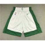 Men's Boston Celtics White 2021 Nike City Edition Swingman Stitched NBA Shorts