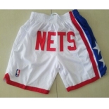 Men's Brooklyn Nets White Just Don Shorts Swingman Shorts