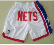 Men's Brooklyn Nets White Just Don Shorts Swingman Shorts