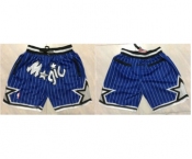 Men's Orlando Magic Blue Just Don Stitched Shorts