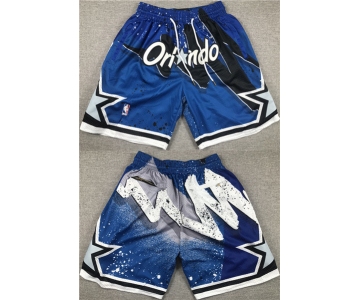 Men's Orlando Magic Blue Shorts(Run Small)