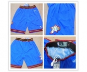 Men's Philadelphia 76ers Blue Soul Swingman Throwback Short