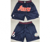 Men's Philadelphia 76ers Navy Shorts