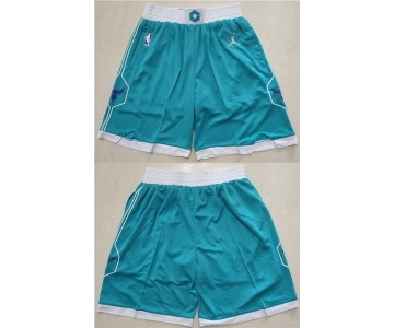 Men's Charlotte Hornets Aqua Mitchell & Ness Shorts