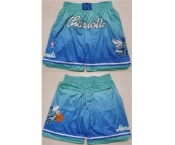 Men's Charlotte Hornets Blue Mitchell & Ness Shorts