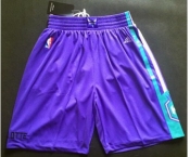 Men's Charlotte Hornets Purple Swingman Short