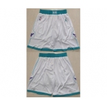 Men's Charlotte Hornets White Mitchell & Ness Shorts