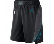 Men's Jordan Brand Black Charlotte Hornets Icon Swingman Basketball Shorts