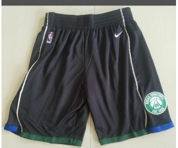 Men's Milwaukee Bucks Nike Black Basketball Shorts