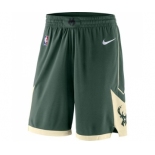 Men's Milwaukee Bucks Nike Green Icon Swingman Basketball Shorts