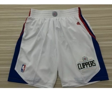 Men's Los Angeles Clippers 2015-16 White Short