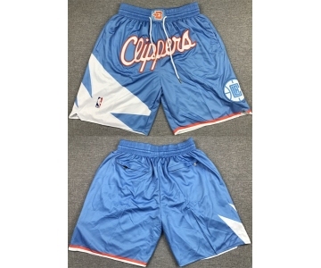 Men's Los Angeles Clippers Blue Shorts