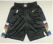 Men's Denver Nuggets Black 2020 Nike City Edition Swingman Shorts