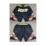 Men's Denver Nuggets Navy Shorts (Run Smaller)