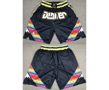 Men's Denver Nuggets Navy Shorts (Run Smaller)