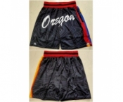 Men Portland Trail Portland Blazers Black Shorts Run Small